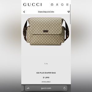 Gucci Diaper Bag (NEW)